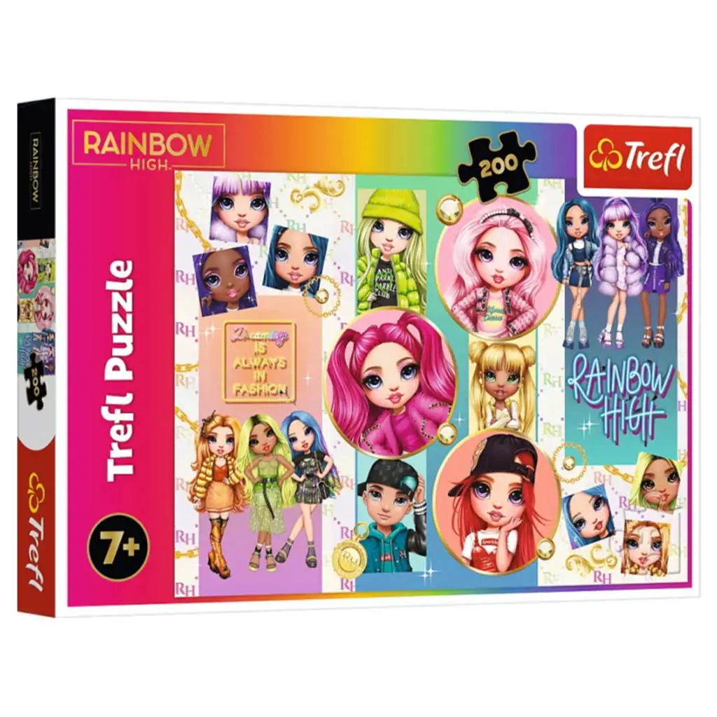 Rainbow High: Bunte Freundschaft 200-teiliges Puzzle – Trefl