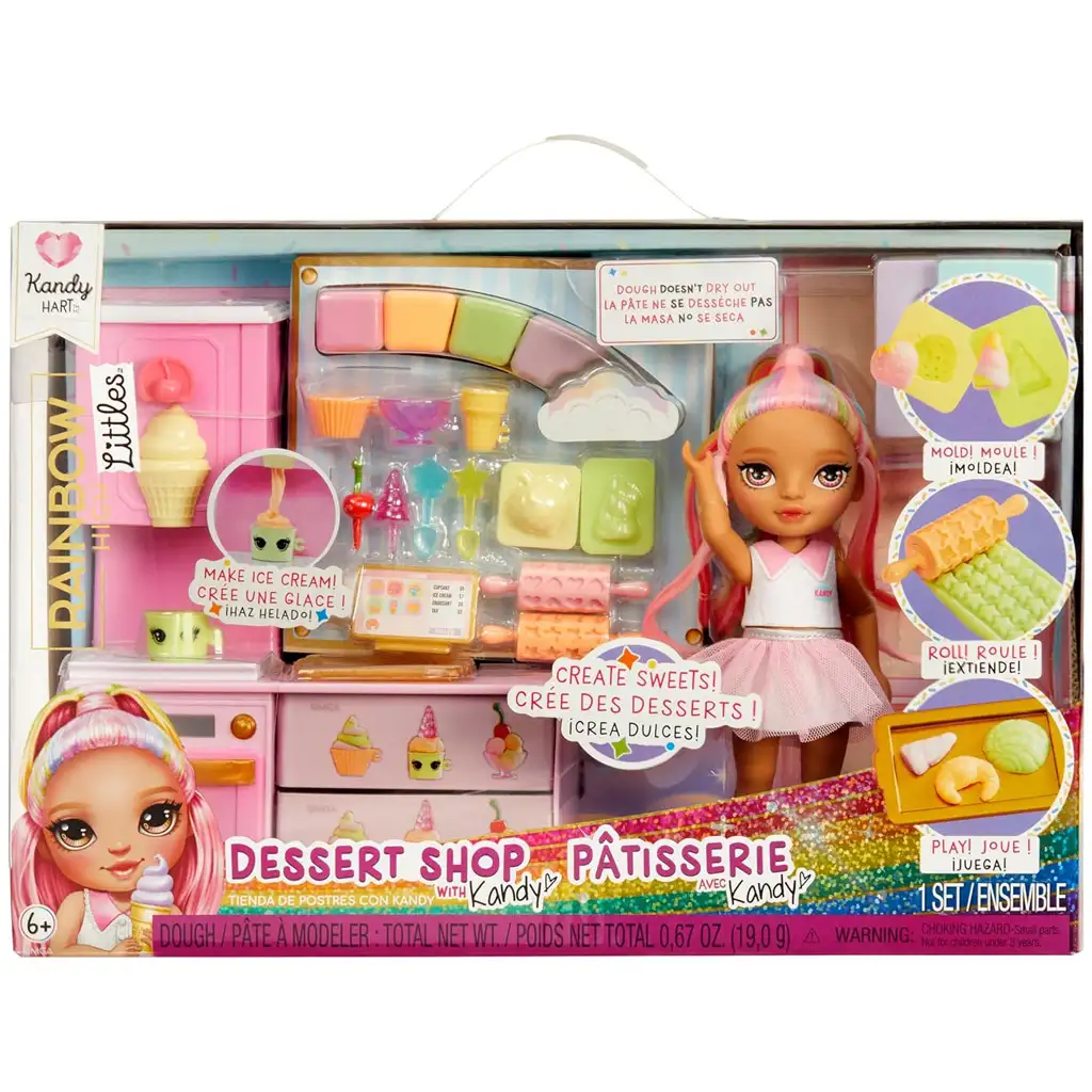 Rainbow High: Spielset "Bäckerei" mit Puppe Kandy Hart