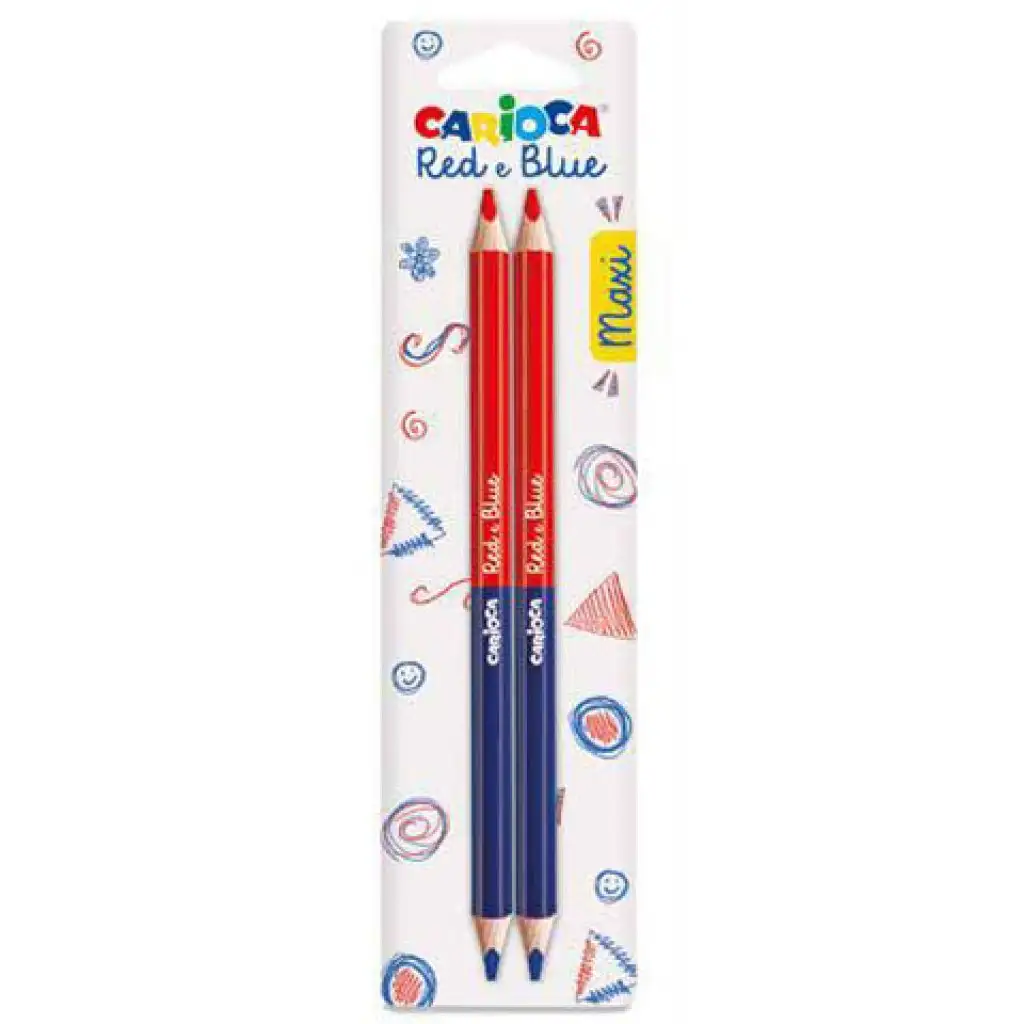 Red & Blue Maxi blau-rot Postmarker 2er-Set - Carioca