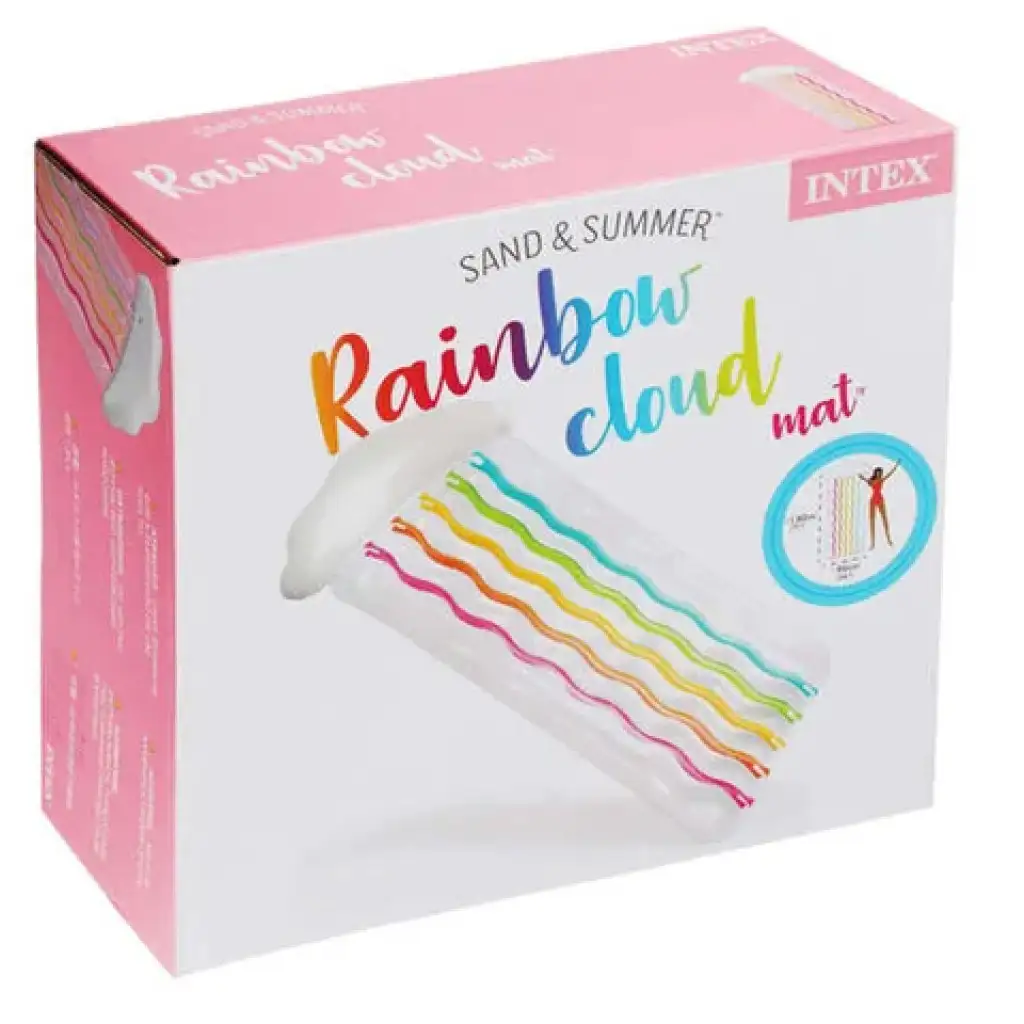 Regenbogen Wolkenmatratze 180x86x25cm - Intex