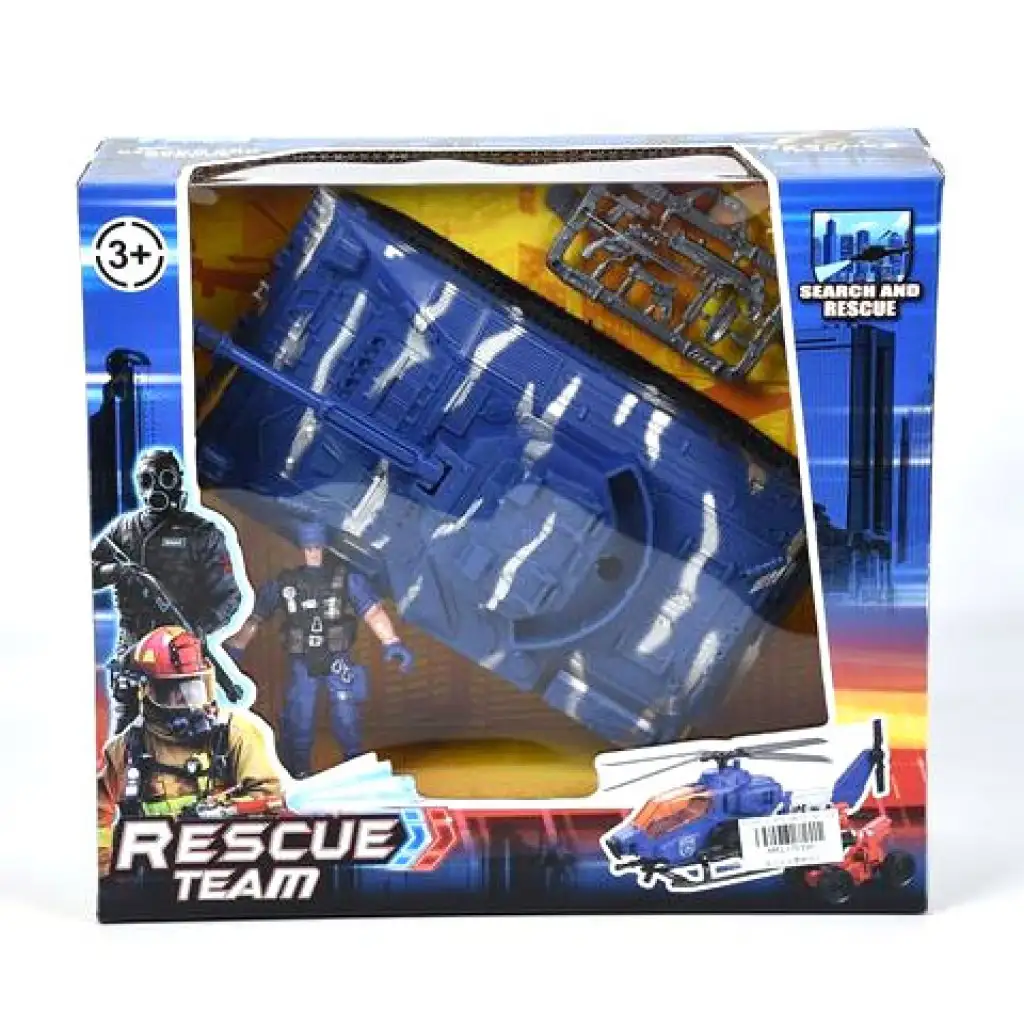 Rescue Team Militärspielset mit Panzer
