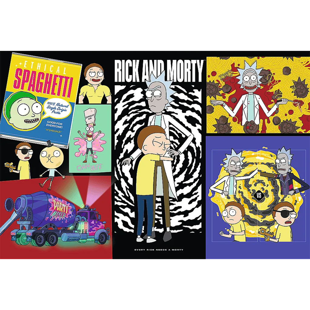 Rick und Morty Ein seltsamer Ort in der Galaxis 300-teiliges Puzzle - Trefl kép 2