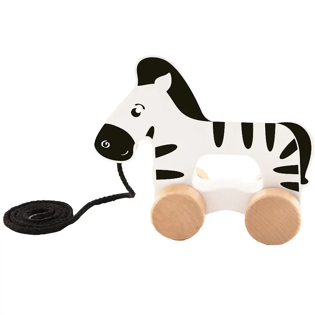 Rollendes Zebra-Holz-Ziehtier - Trefl