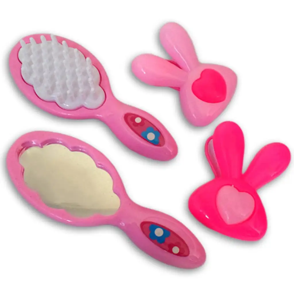 Rosa 10-teiliges Schönheitset mit Schere, Haartrockner und Zubehör. kép 4