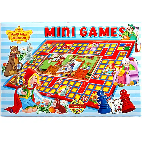 Rotkäppchen und der Wolf Mini-Brettspiel - D-Toys