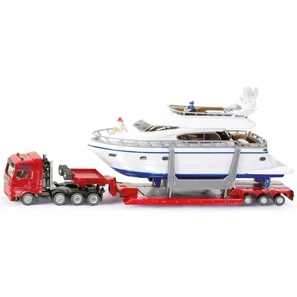 SIKU MAN LKW mit Anhänger und Yacht 1/87