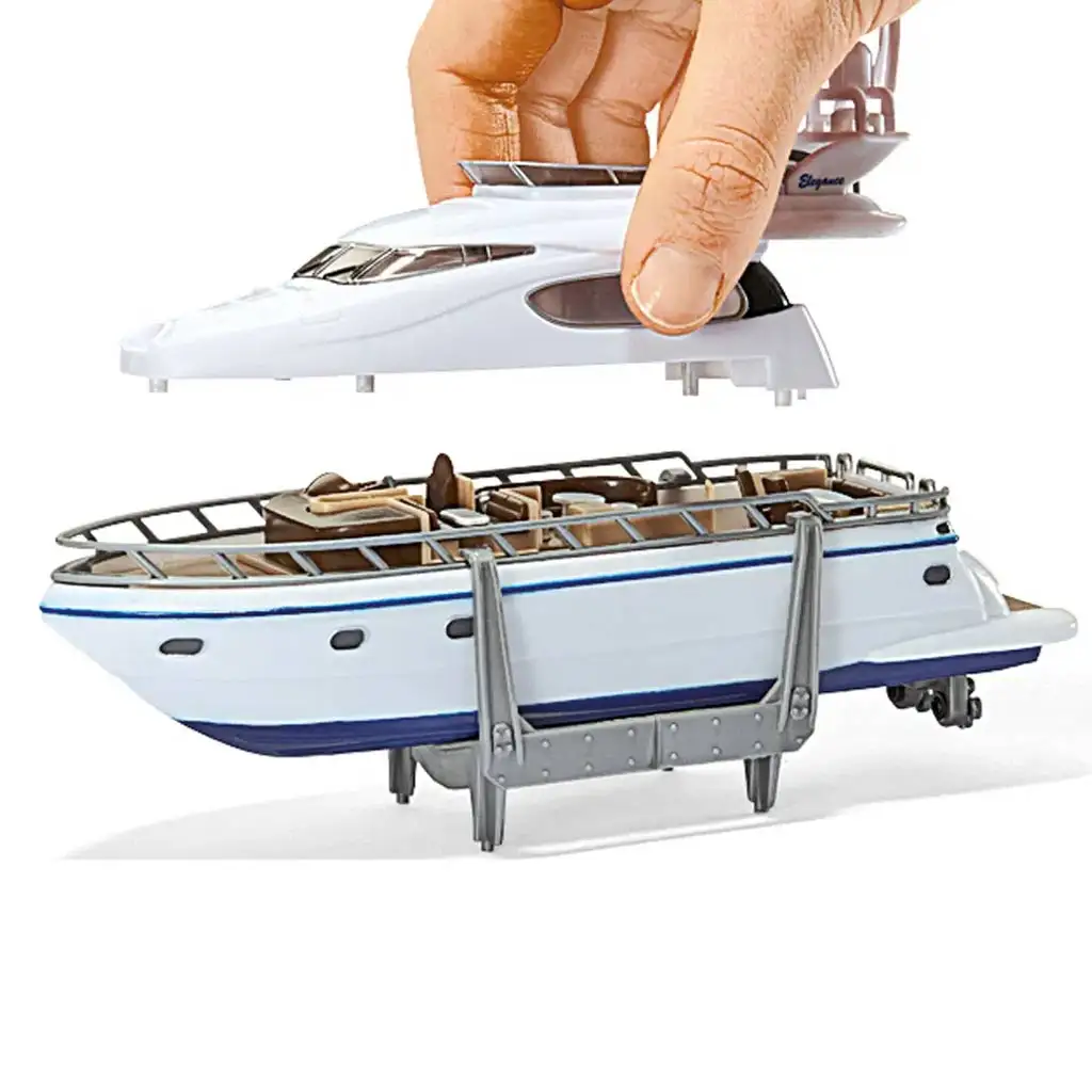 SIKU MAN LKW mit Anhänger und Yacht 1/87 kép 3