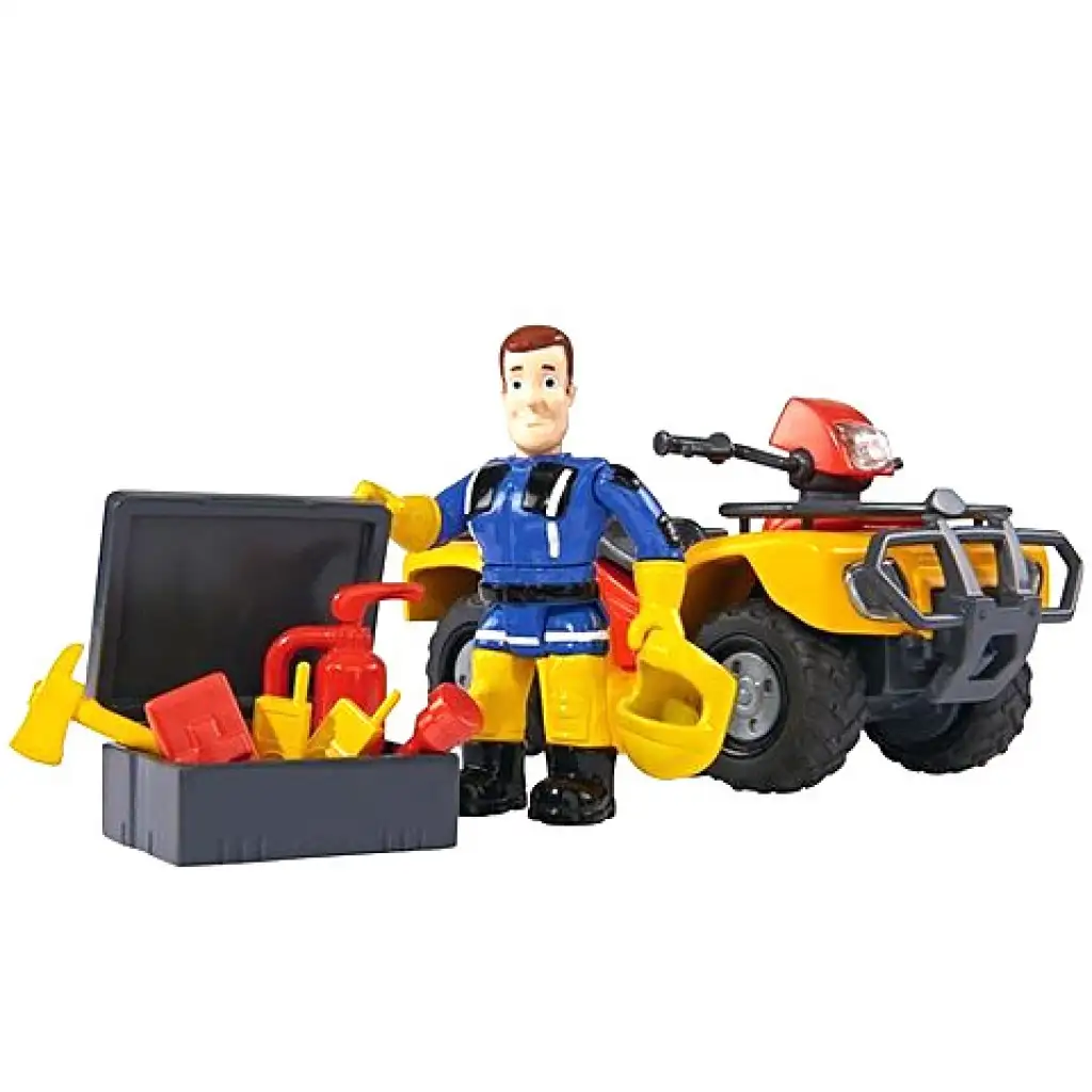 Sam der Feuerwehrmann: Mercury Quad Fahrzeug mit Figur - Simba Toys