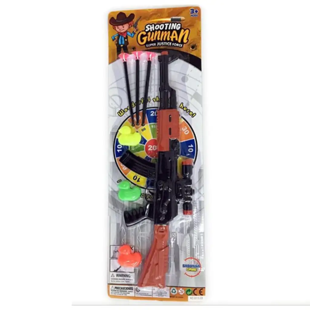 Saugnapfgewehr mit Gummienten