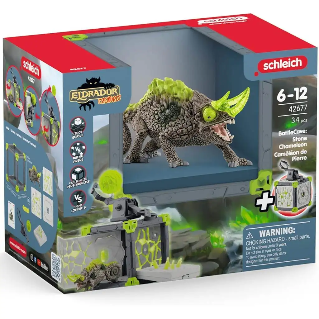Schleich: Battlecave Felsenkameleon Set (42677)