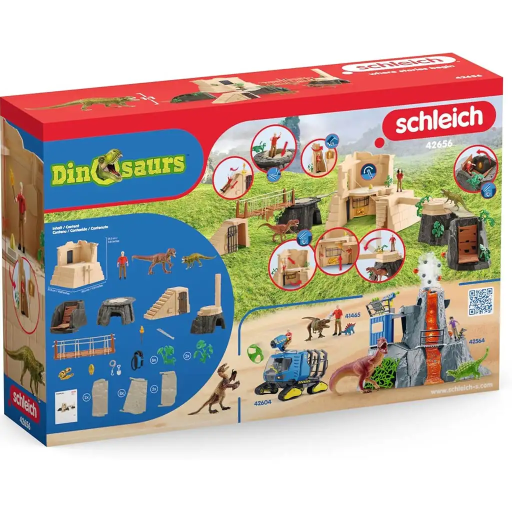 Schleich: Dino Tempel Eroberung Set (42656) kép 3