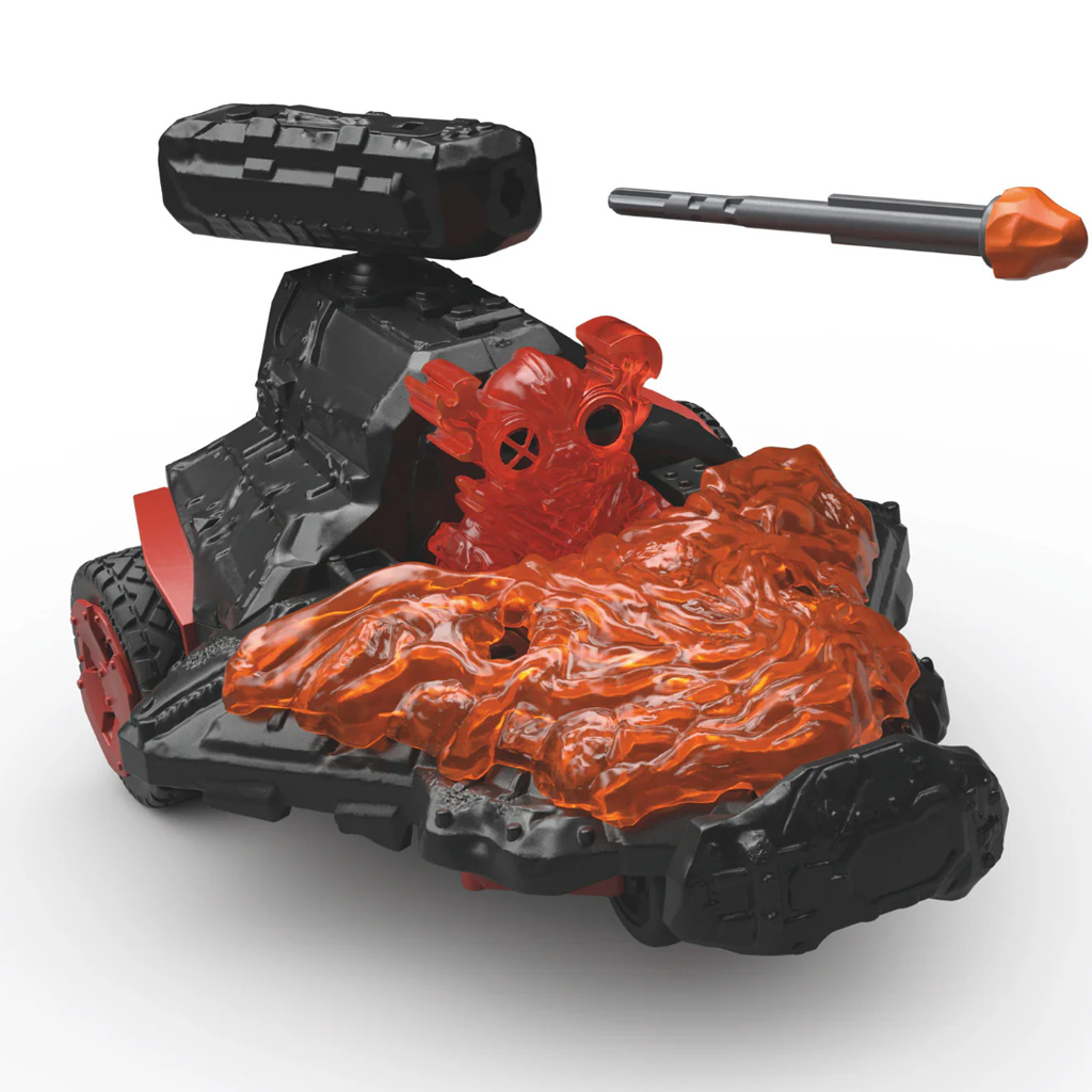 Schleich: Eldrador Lava-Kampfmaschine mit Lavamonster und Abschussvorrichtung (42663)