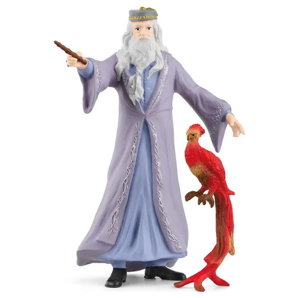 Schleich: Harry Potter Dumbledore und Fawkes Figurenset (42637) kép 2