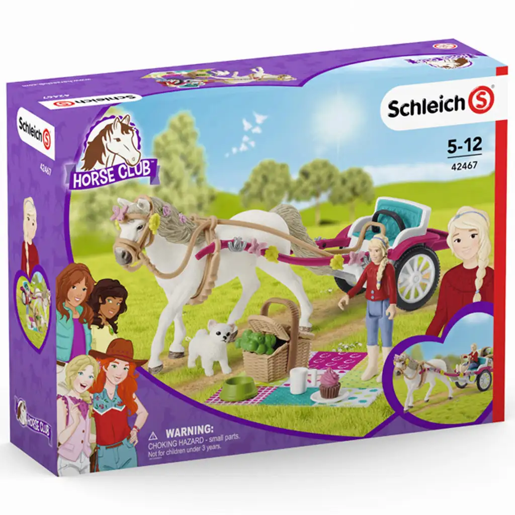 Schleich: Horse Club - Wagen für Pferdeshow mit Picknick Spielset (42467)