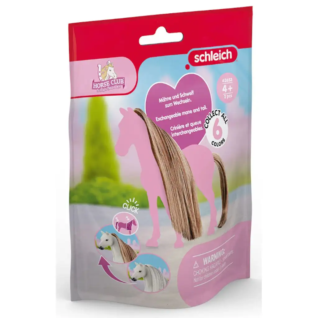 Schleich Horse Club: Sofias Beauties - Goldbraune Mähne und Schweif Zubehörset (42653)