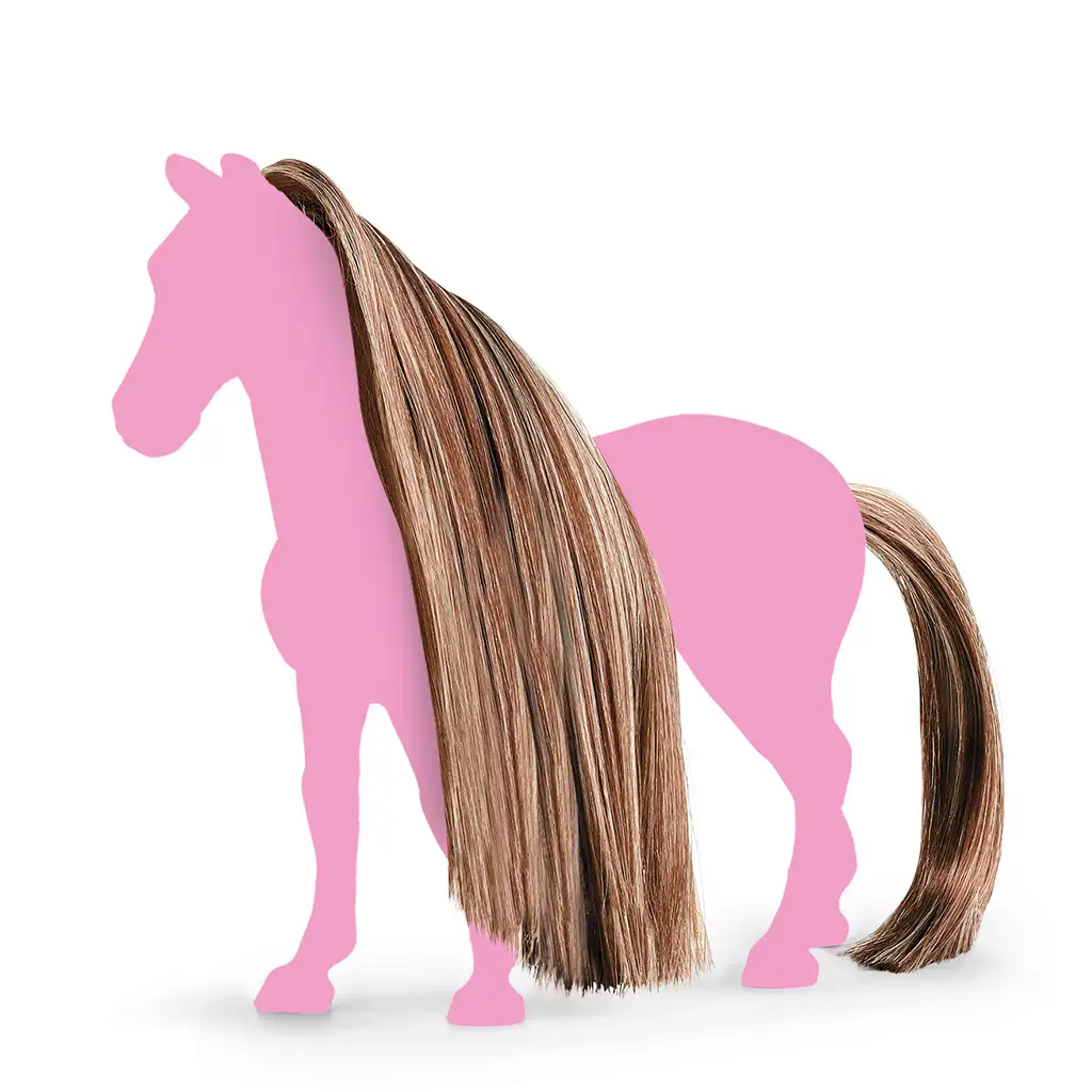 Schleich Horse Club: Sofias Beauties - Goldbraune Mähne und Schweif Zubehörset (42653) kép 2