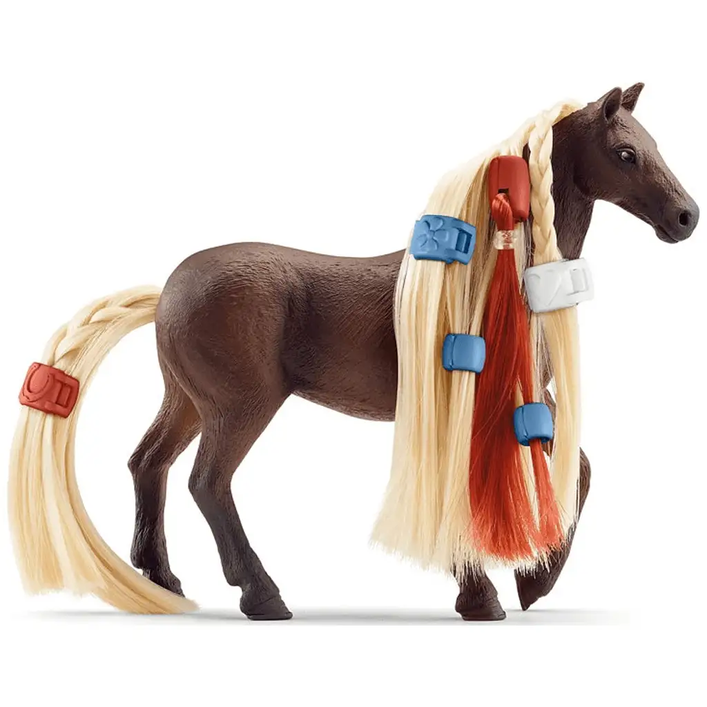 Schleich Horse Club: Sofias Beauties - Leos und Rockys Pferde mit kämmbarer Mähne Starter-Set (42586) kép 2