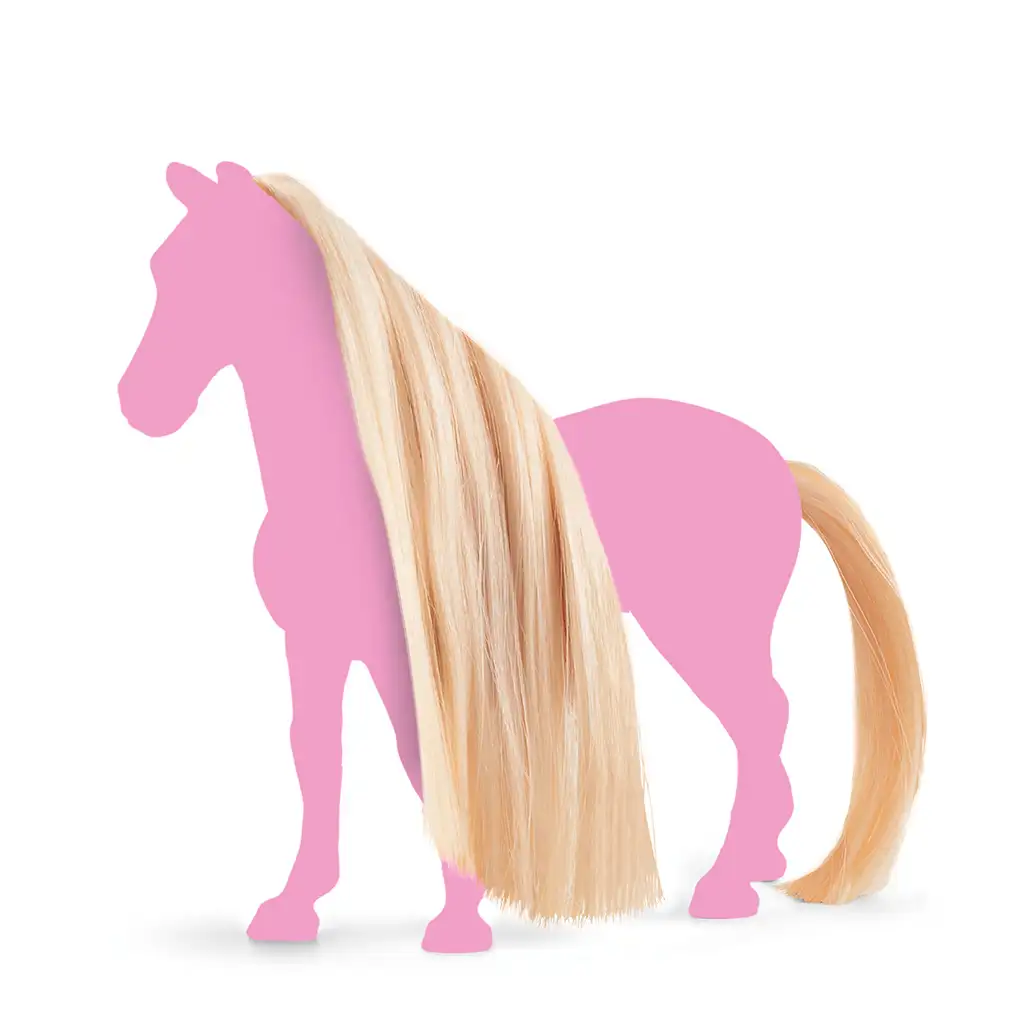 Schleich Horse Club: Sofias Schönheiten - Blonde Mähne und Schweif Zubehörset (42650) kép 2