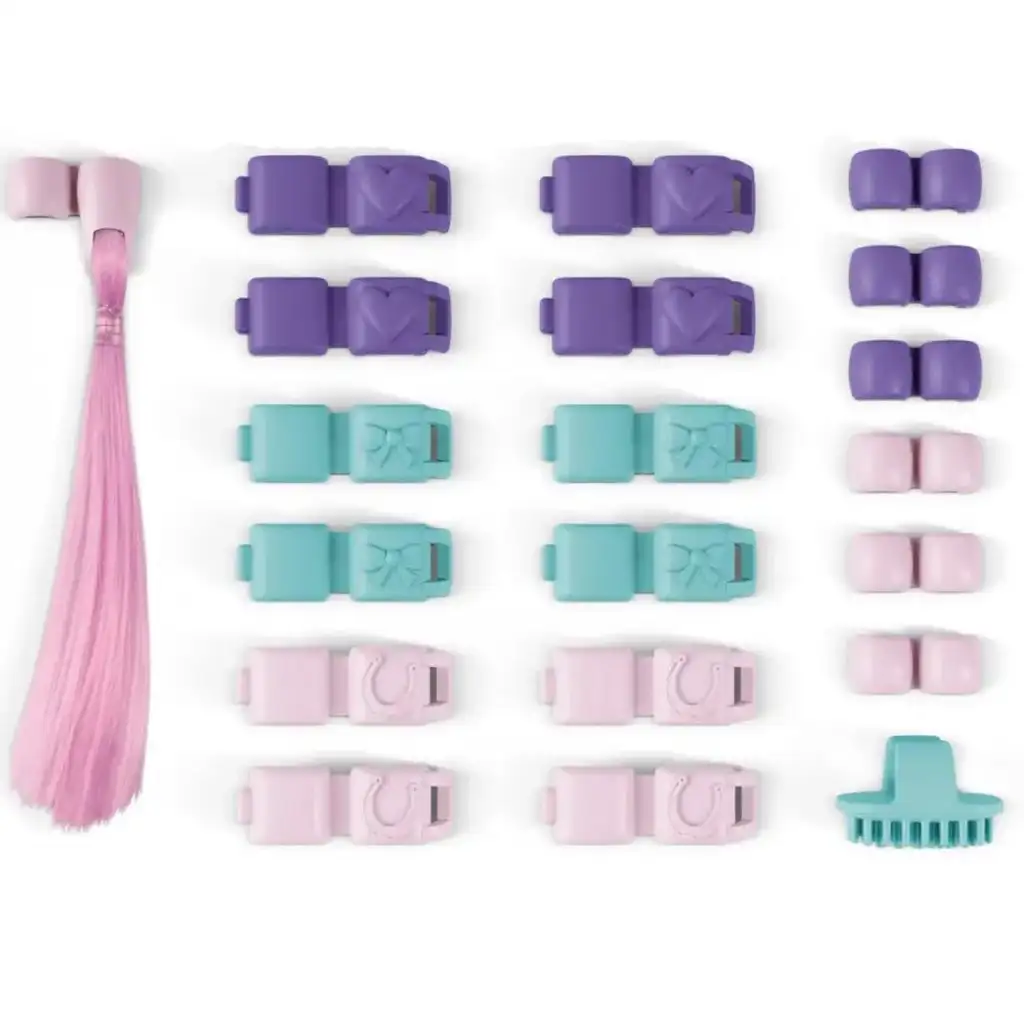 Schleich Horse Club: Sofias Schönheiten - Pferdemähnen-Zubehörset (42589) kép 2