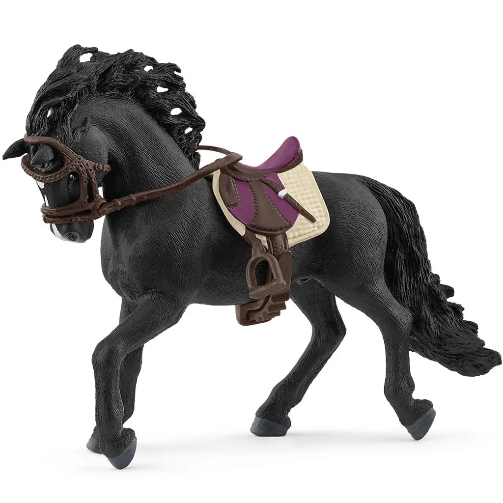 Schleich: Pura Raza Español Hengst mit Sattel Pferdefigur (42707)