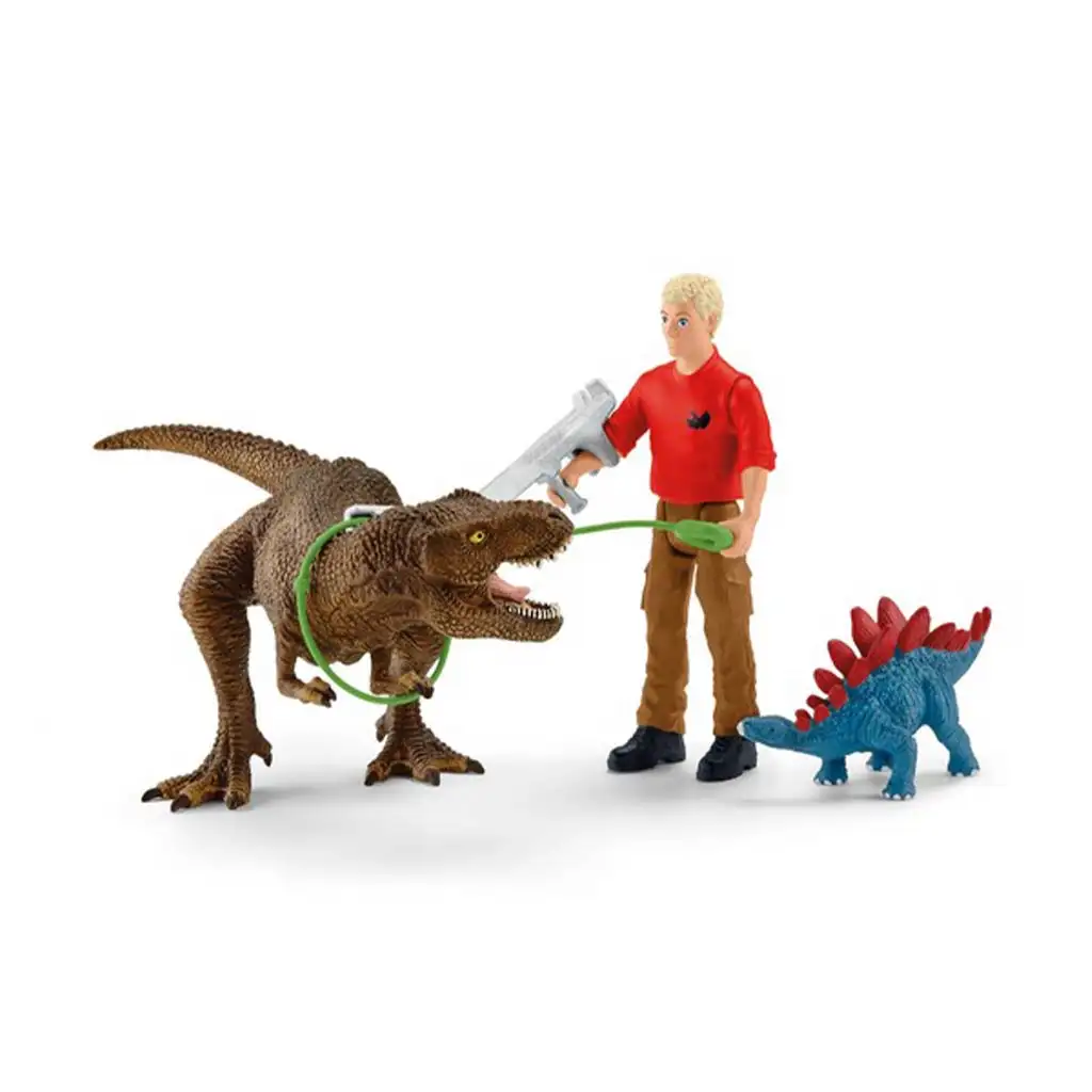 Schleich: Tyrannosaurus Rex Angriff Set (41465) kép 2