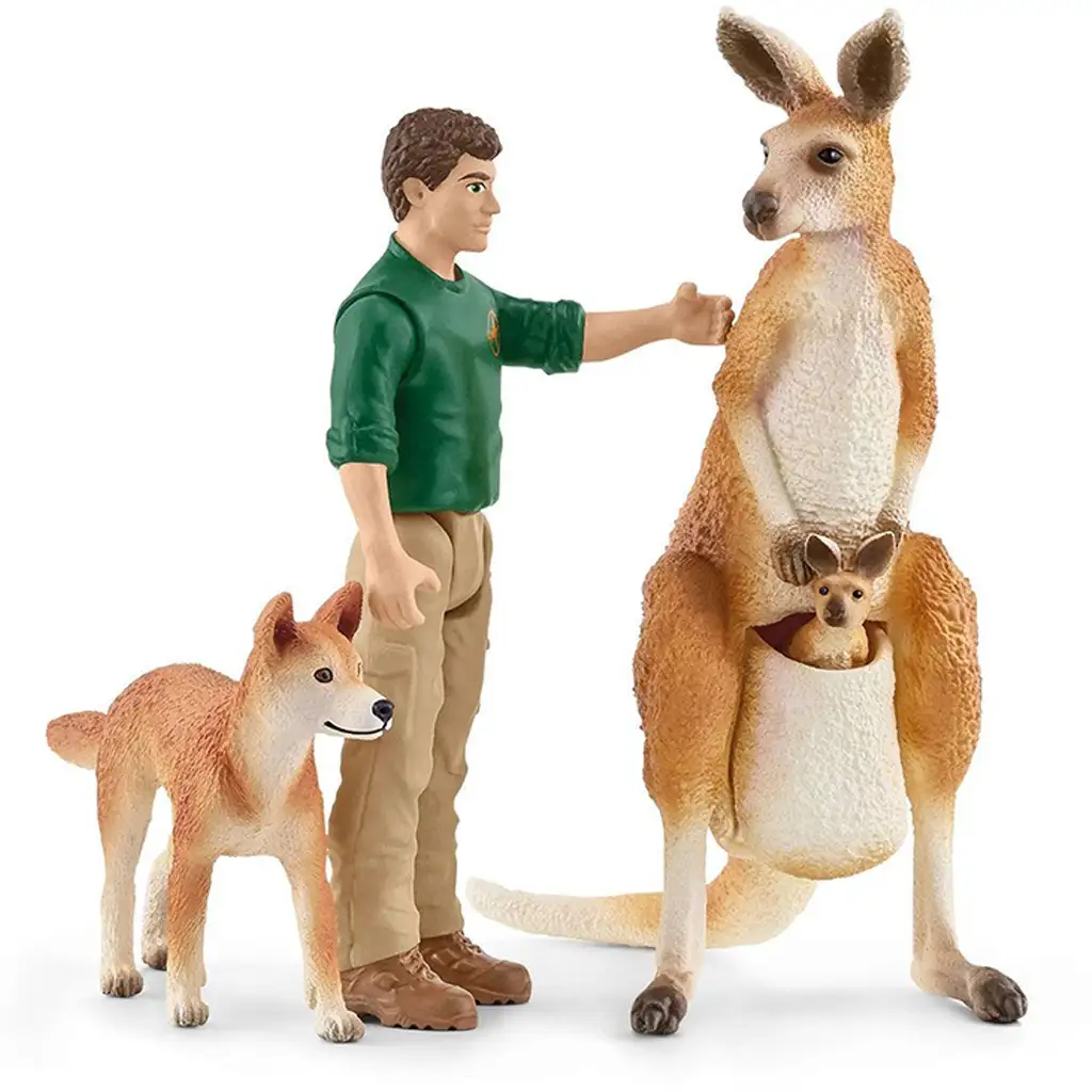 Schleich: Wild Life - Känguru Abenteuer Figurenset (42550) kép 2