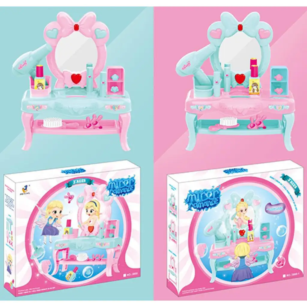 Schminktisch-Spielset mit Zubehör in zwei Varianten, 1 Stück