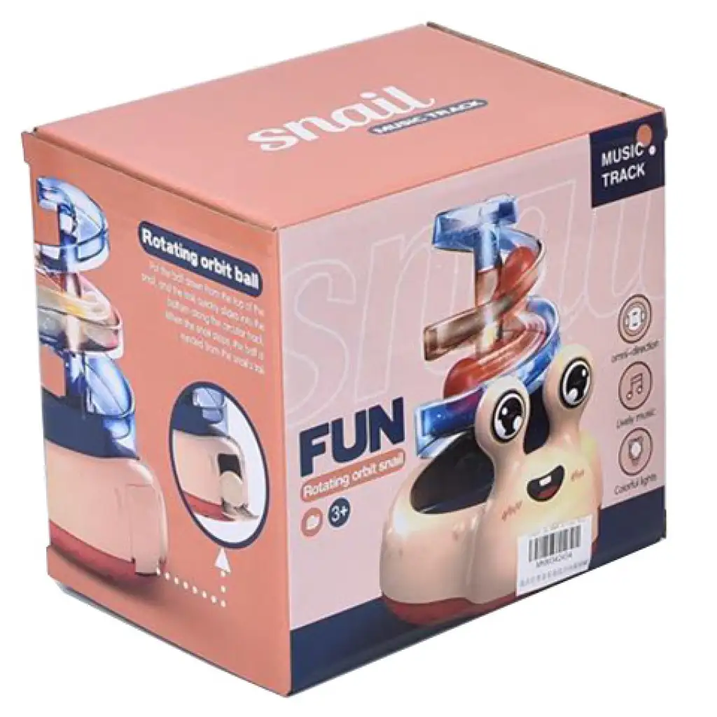 Schneckenrennen-Kugelbahn mit Soundeffekten