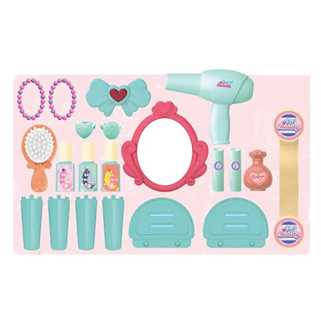 Schönheitsset im klappbaren Koffer, 25-teiliges Set kép 2