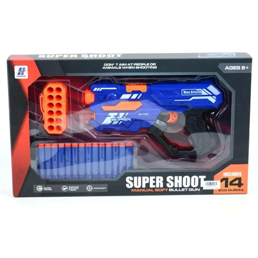 Schwammgeschütz mit Patronen und Patronenhalter