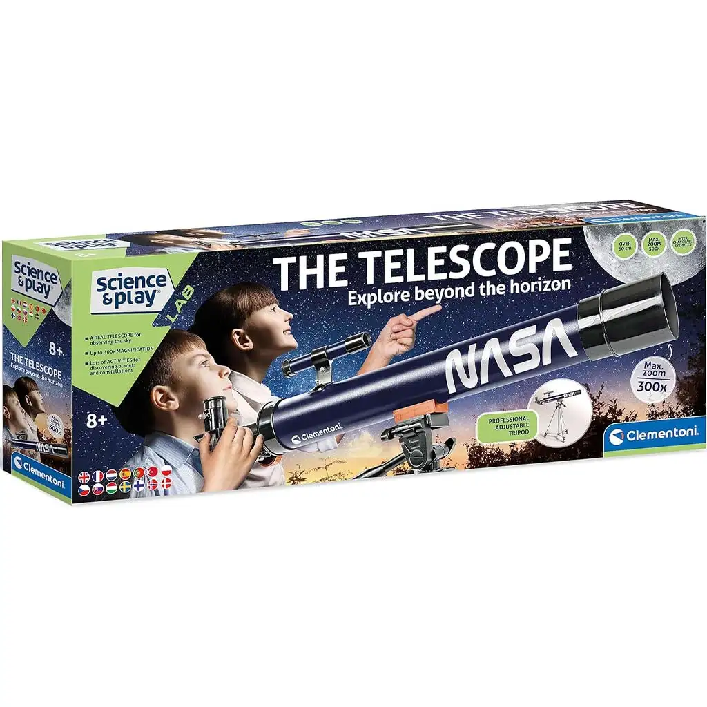 Science & Play: NASA Astronomisches Teleskop - Clementoni