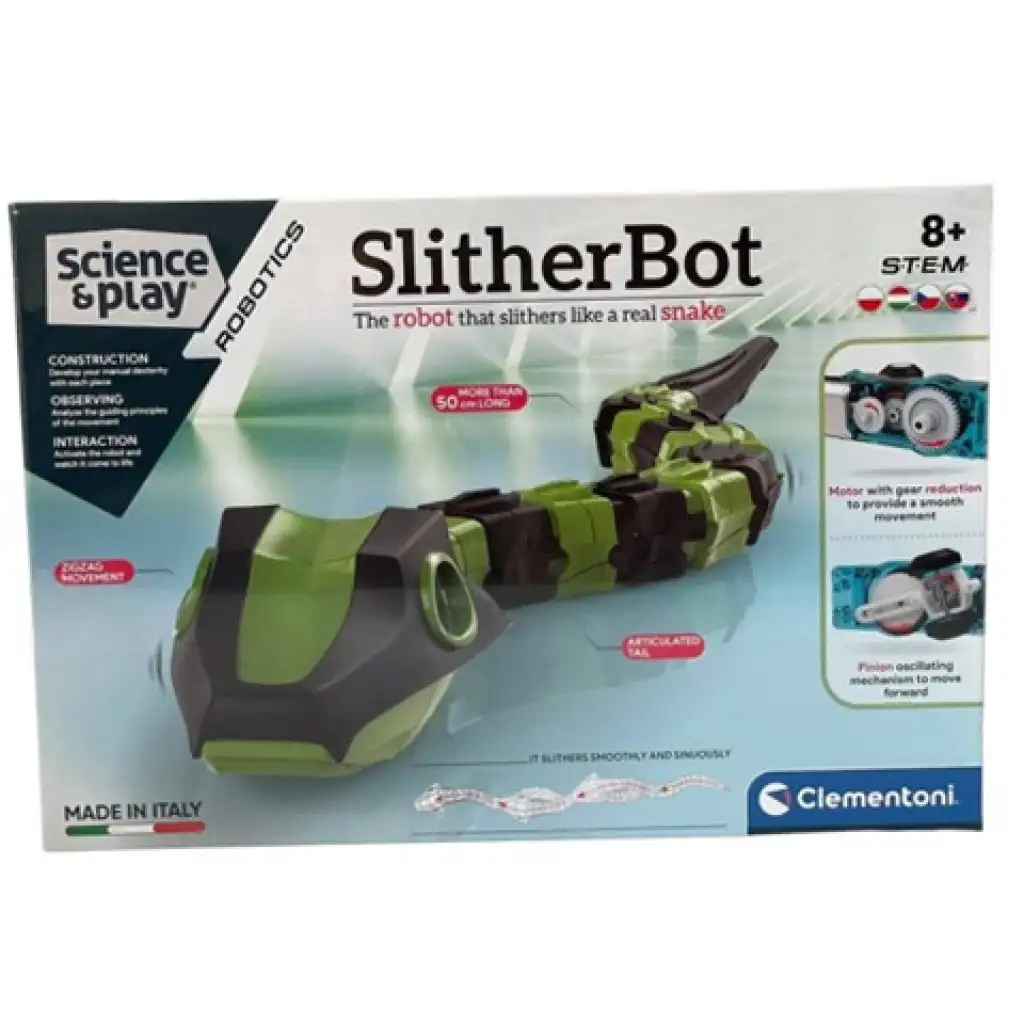 Science&Play: SlitherBot kriechender Roboter-Schlange - Clementoni