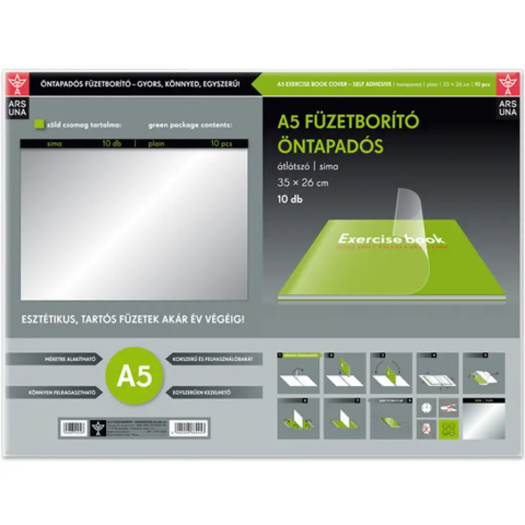 Selbstklebender Heftumschlag A5-Größe