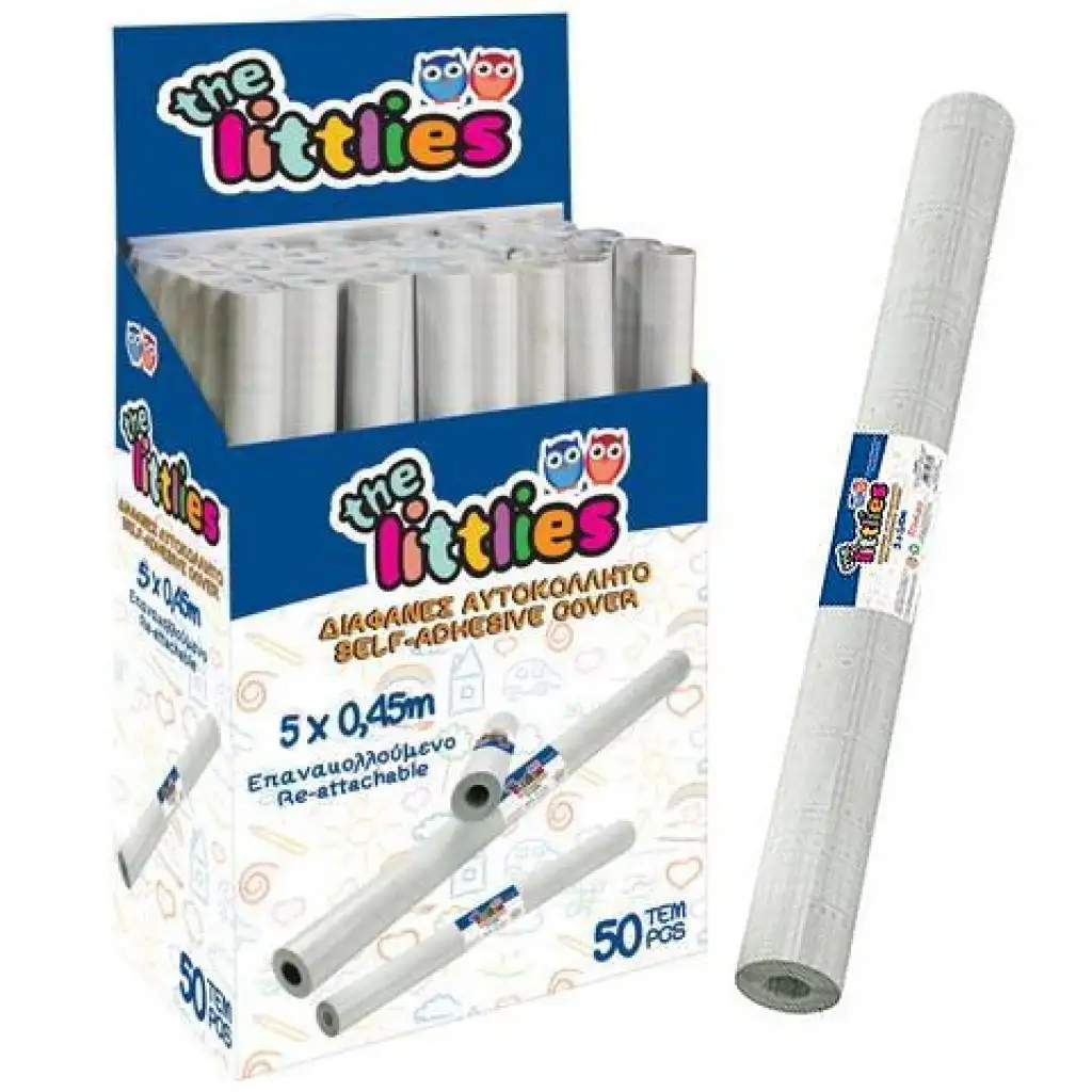 Selbstklebender transparenter Schulbuchumschlag 5 Meter