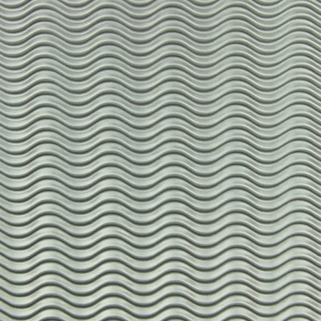 Silber Dekor 3D-Wellpappe B2 50x70cm 1 Stk