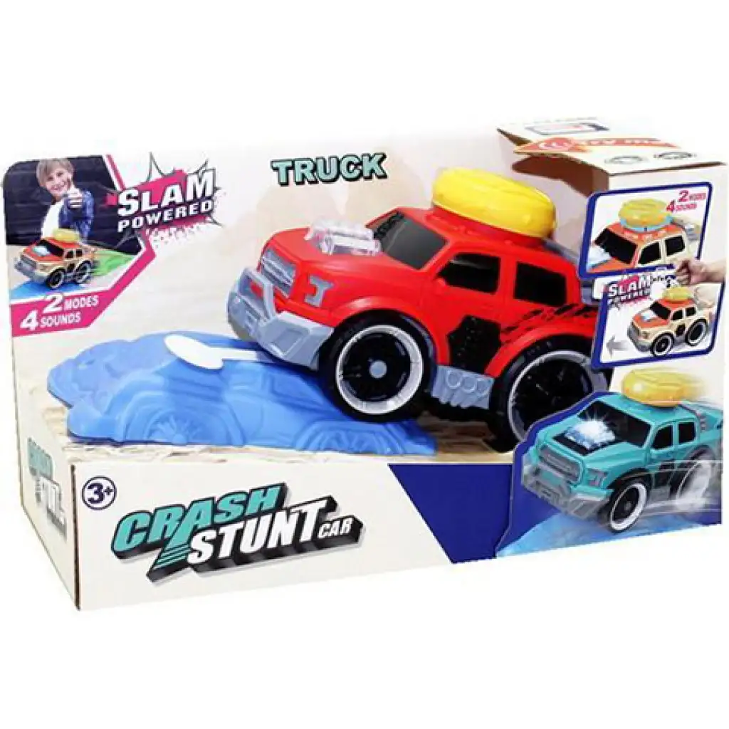 Slam Power rotes Rennauto mit Sound