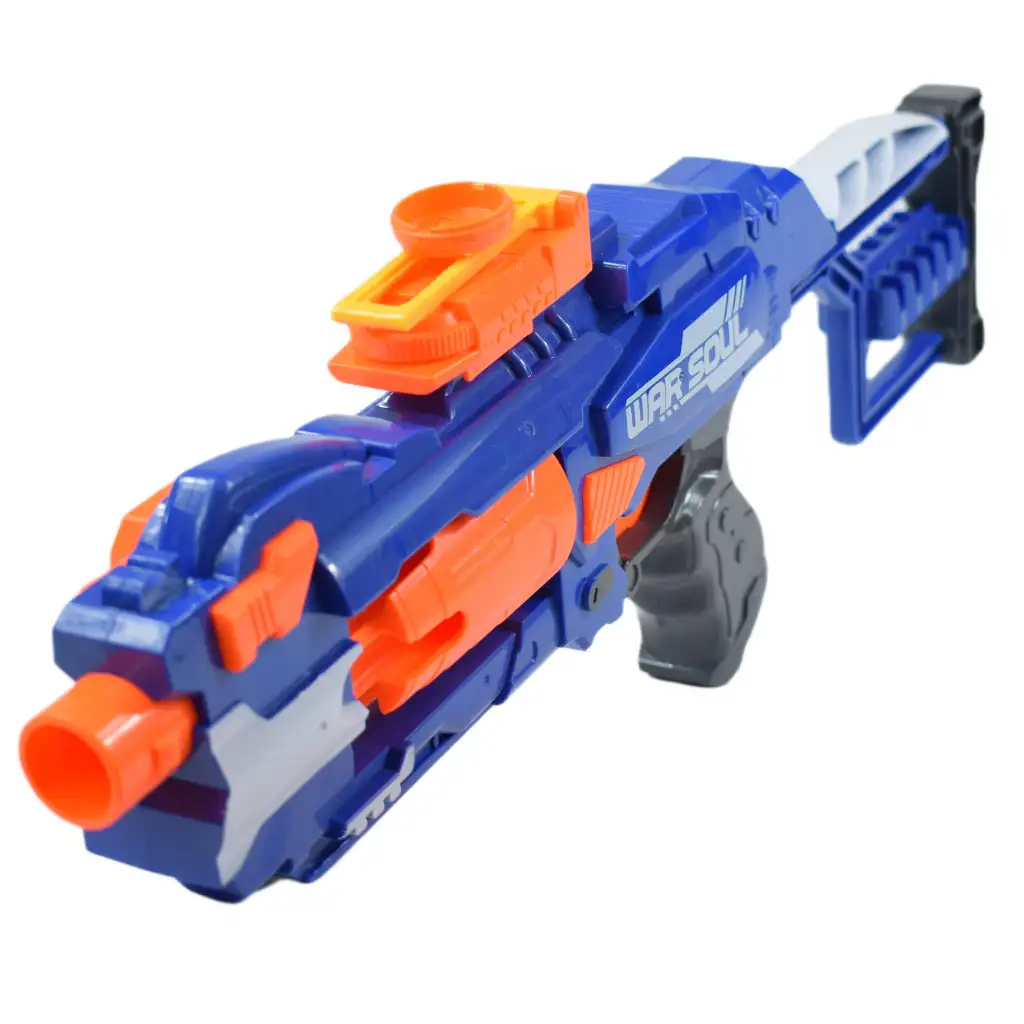 Soft Bullet Gun: Elektrisches Revolver-Schaumstoffgewehr mit Munition 55cm kép 5