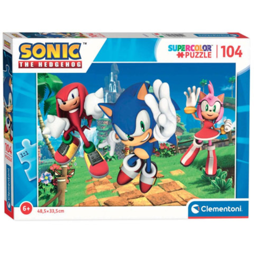 Sonic 104dB Super Color Puzzle - Clementoni kép 1