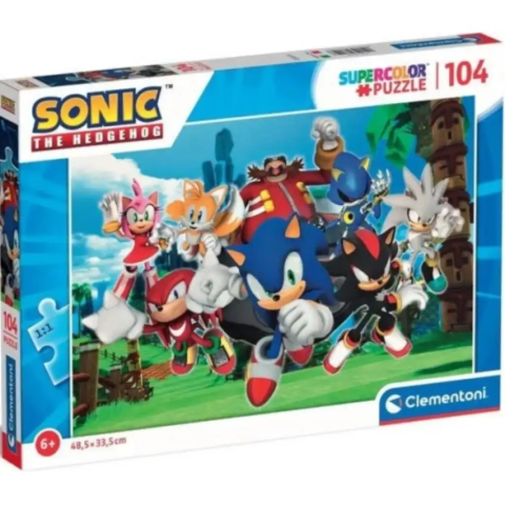 Sonic der Igel 104-teiliges Puzzle - Clementoni