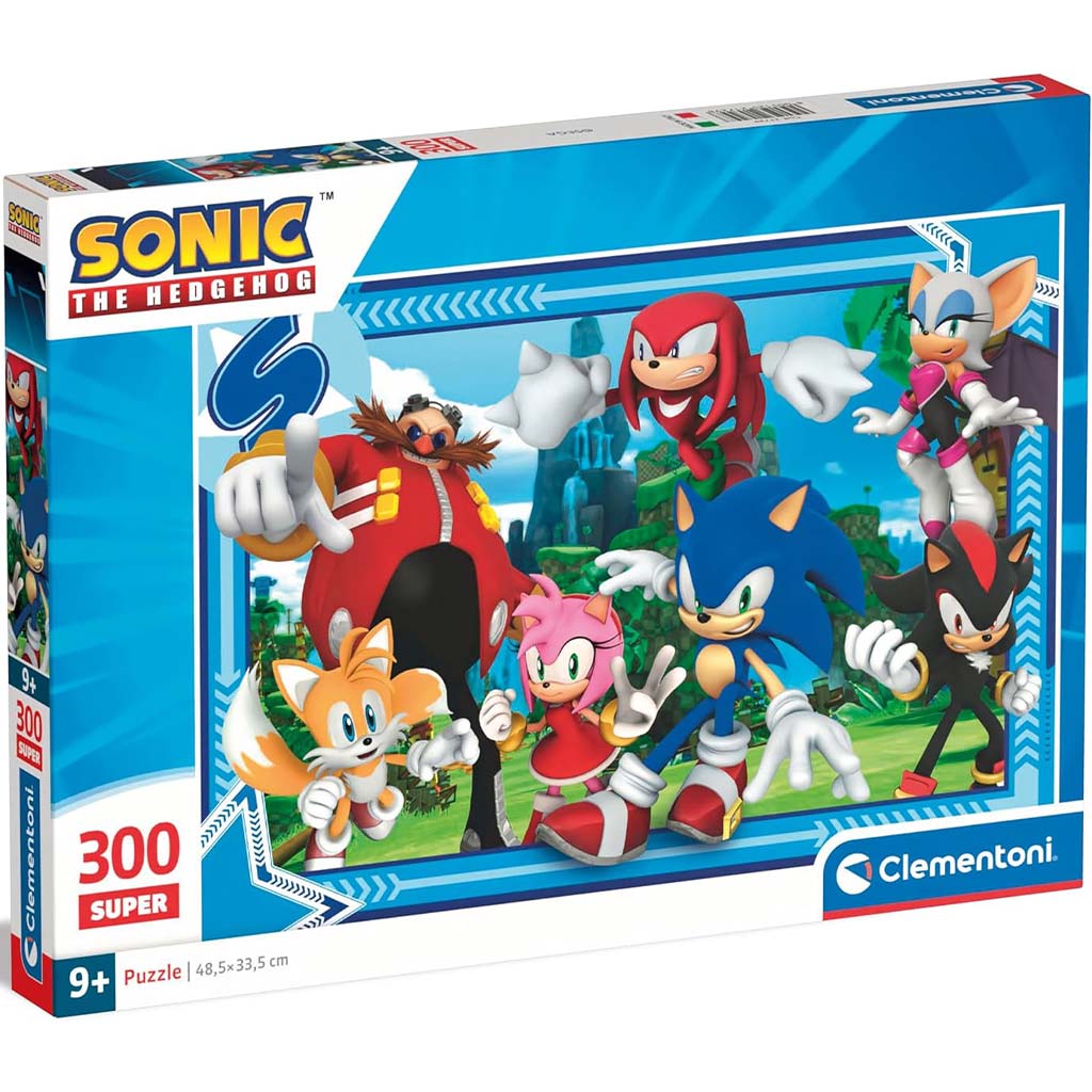 Sonic der Igel 300-teiliges Super Puzzle - Clementoni
