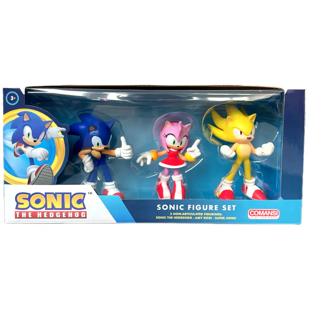 Sonic der Igel 3er-Figurenset - Comansi