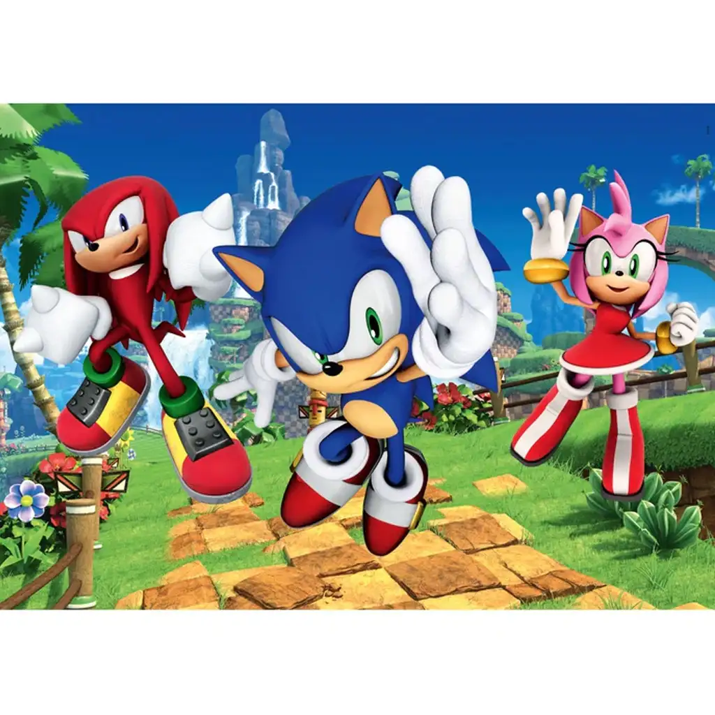 Sonic der Igel und seine Freunde 104-teiliges Maxi Supercolor Puzzle - Clementoni kép 2