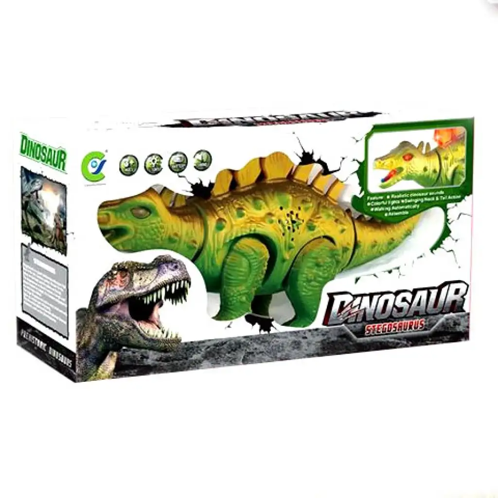 Spazierender Stegosaurus-Roboter 28,5 cm kép 1