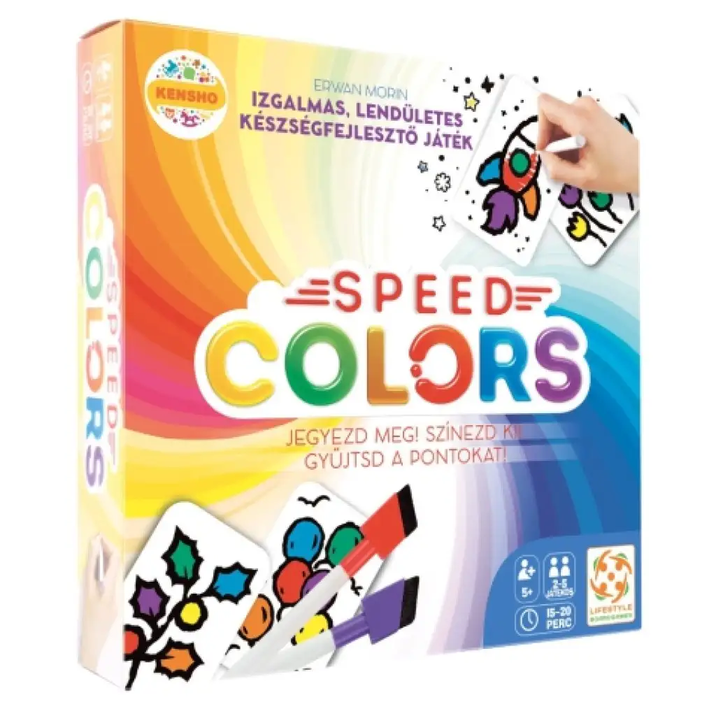 Speed Colors Brettspiel kép 1