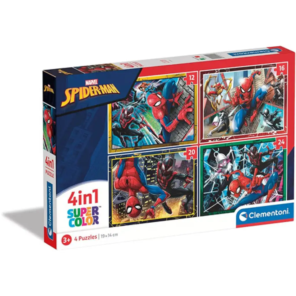 Spider-Man 4-in-1 Puzzle - Clementoni