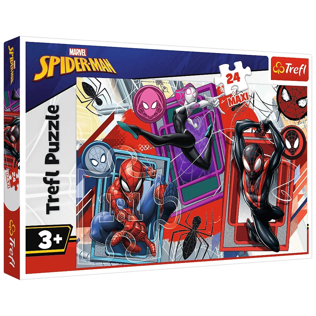 Spider-Man: Ab ins Spiderverse 24-teiliges Maxi-Puzzle - Trefl