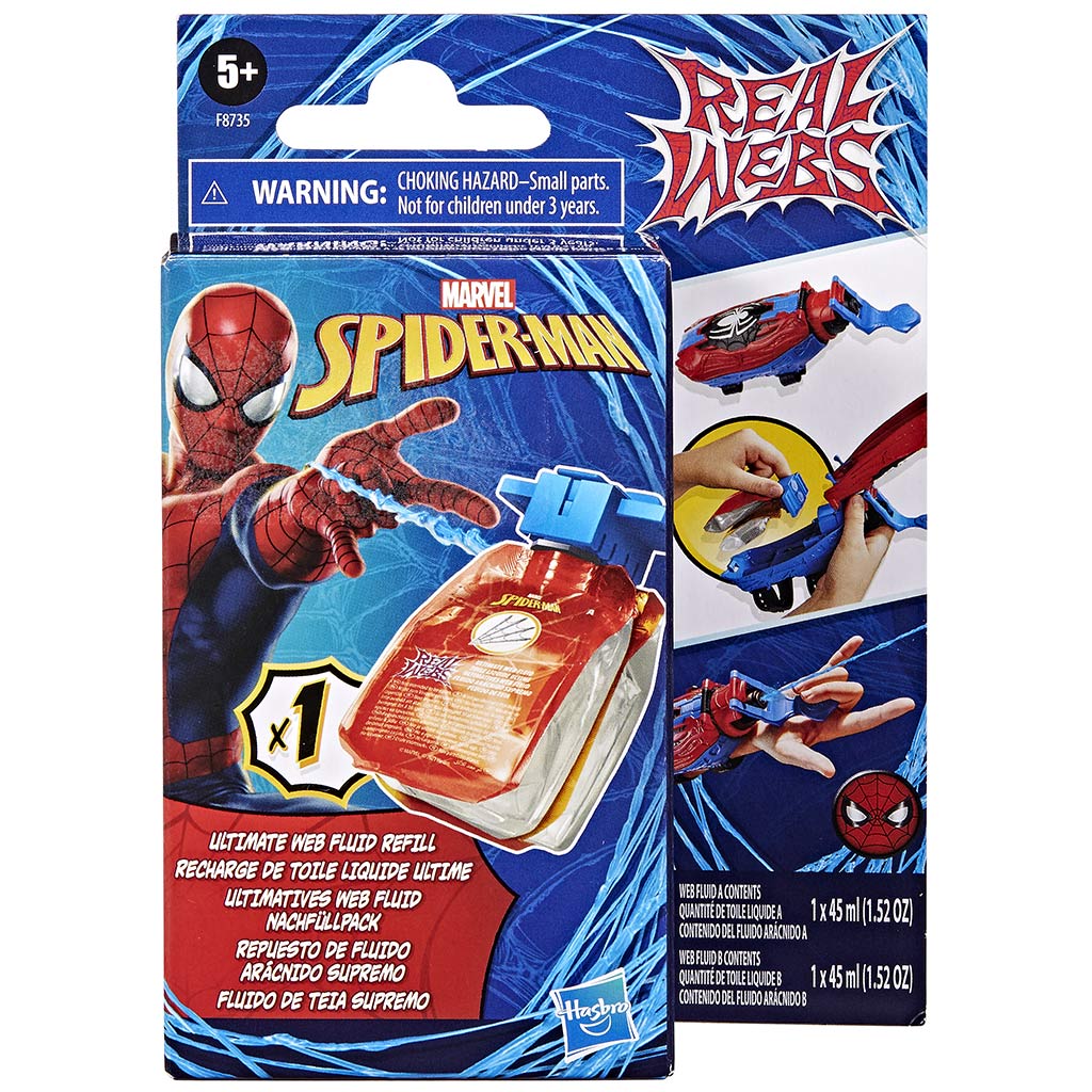 Spider-Man: Real Webs Ultimate Nachfüllflüssigkeit für Netzwerfer - Hasbro