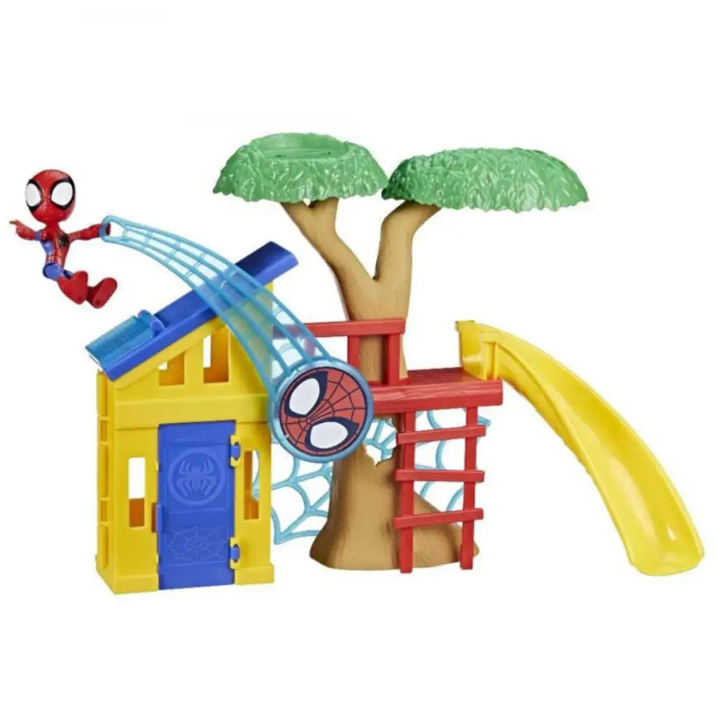 Spider-Man: Spidey Spinnennetz-Spielplatz Spielset mit Figur - Hasbro kép 2