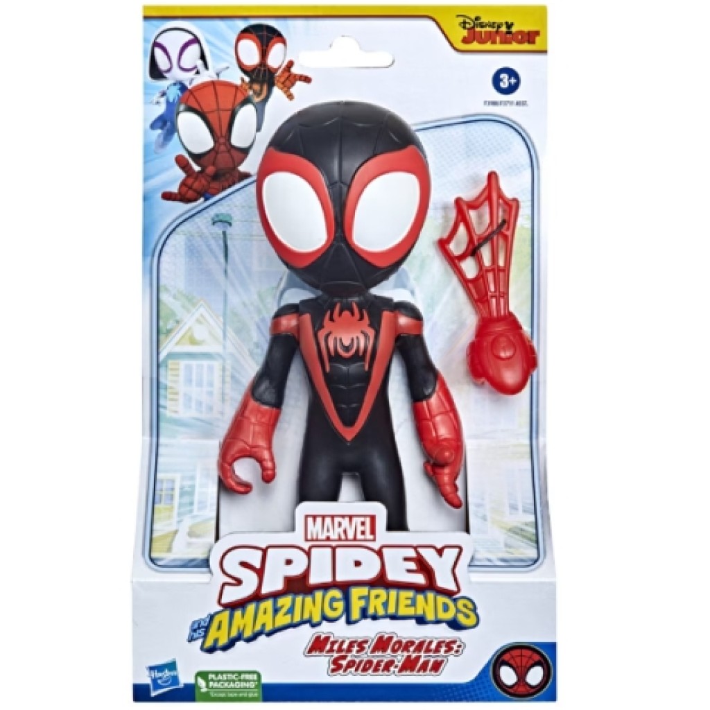Spider-Man: Spidey und seine fantastischen Freunde Miles Morales Spielfigur mit Zubehör 23cm - Hasbro