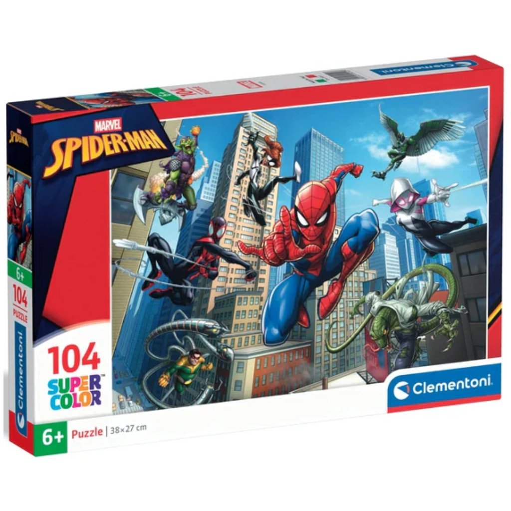 Spider-Man Super Color Puzzle 104-teilig - Clementoni